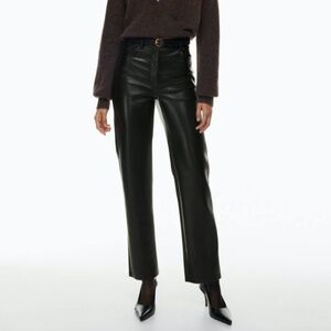 Wilfred Aritzia Melina Faux Leather Pant Black 00